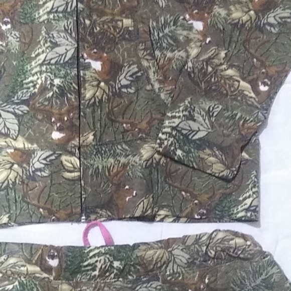 Pink For The Cure "Yes Deer" Print Hoodie & Pants - Picture 7 of 8